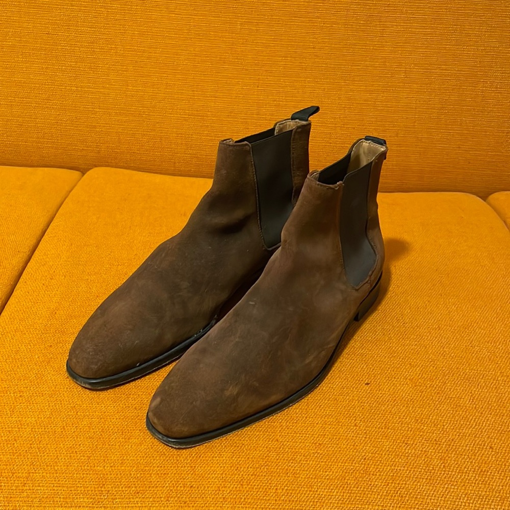 Paul Smith Men's Brown Suede 'Gerald' Boots